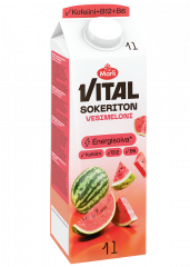 Marli Vital Sokeriton Vesimeloni 1&nbsp;L + B6- ja B12-vitamiinit & kofeiini