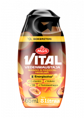 Marli Vital Vedenmaustaja Mango & passionhedelmä 65&nbsp;ml +&nbsp;C-, B6- ja B5-vitamiinit &&nbsp;kofeiini