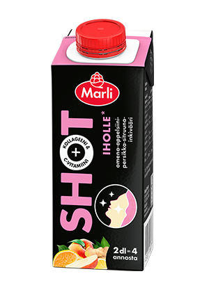 Marli Shot Omena-appelsiini-persikka-inkivääri-sitruuna 2 dl