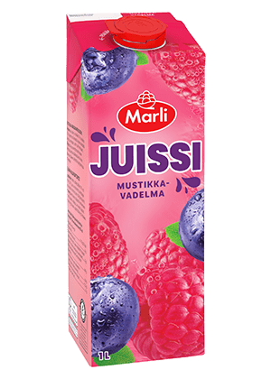Marli Juissi Mustikka-vadelmamehujuoma 1L
