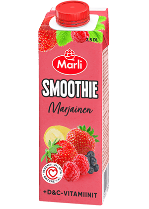 Marli Marjainen smoothie + D&C-vitamiinit 0,25L