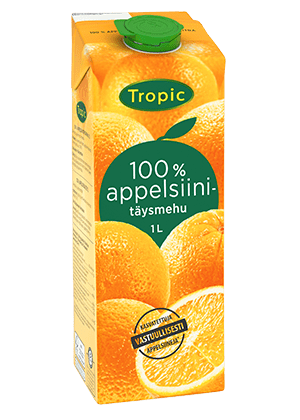Tropic Appelsiinitäysmehu 1L