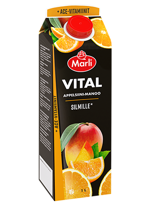 Marli Vital  Appelsiini-mangomehujuoma + ACE-vitamiinit 1L