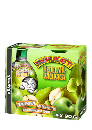 Mehukatti Hedelmävälipala Päärynä 4-pack