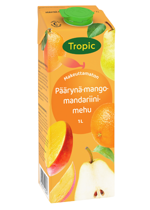 Tropic Päärynä-mango-mandariinimehu 1 L