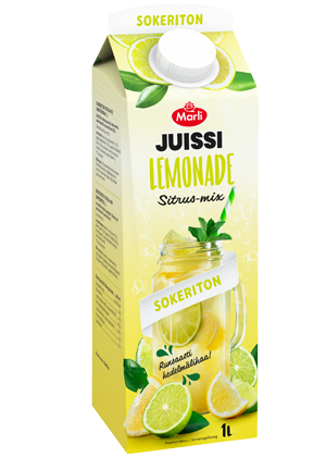 Marli Juissi Lemonade Sokeriton Sitrus mix mehujuoma 1 L