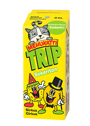 Mehukatti TRIP Sokeriton Sirkus hedelmäjuoma 2 dl