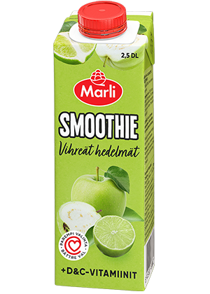 Marli Vihreät hedelmät smoothie +D&C-vitamiinit 0,25L