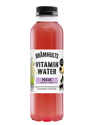 Brämhults Vitamin Water Mustaherukka-seljankukkajuoma 0,5 L