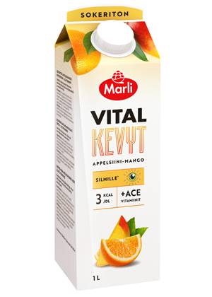 Marli Vital Kevyt Appelsiini-mango mehujuoma 1 L