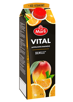 Marli Vital  Appelsiini-mangojuoma + ACE-vitamiinit 1L