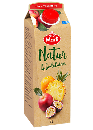 Marli Natur Neljä hedelmää täysmehu 1L