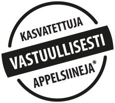 Vastuullisesti kasvatettuja appelsiineja