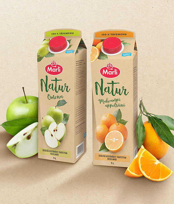 Marli Natur 100 % täysmehut
