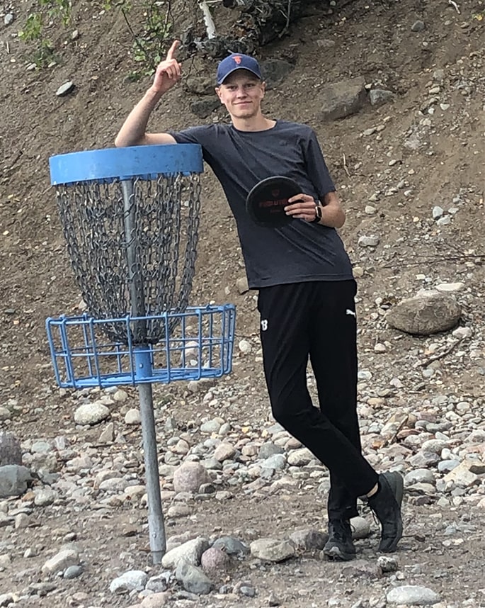 Aaro, frisbeegolf